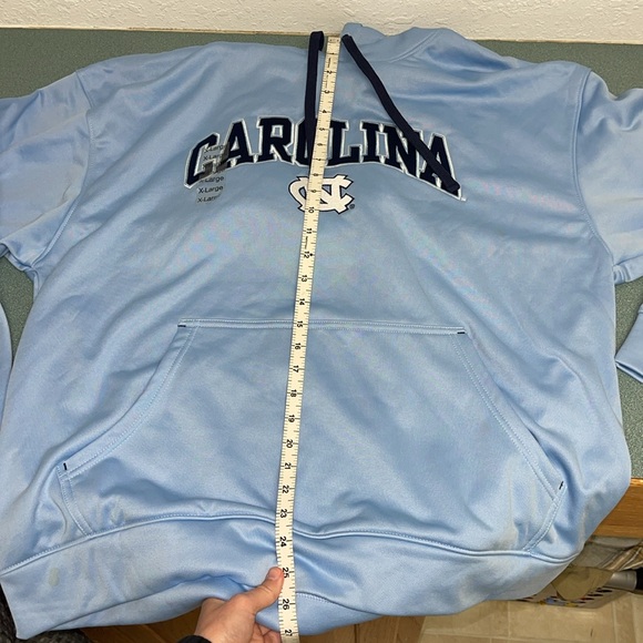 North Carolina Majestic Hoodie Men’s Size XL (NEW WITH TAGS) - Picture 6 of 7